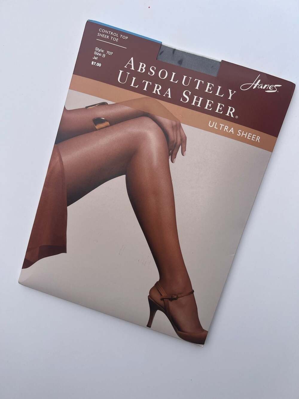 Hanes Absolutely Ultra Sheer Control Top Sheer Toe Pantyhose